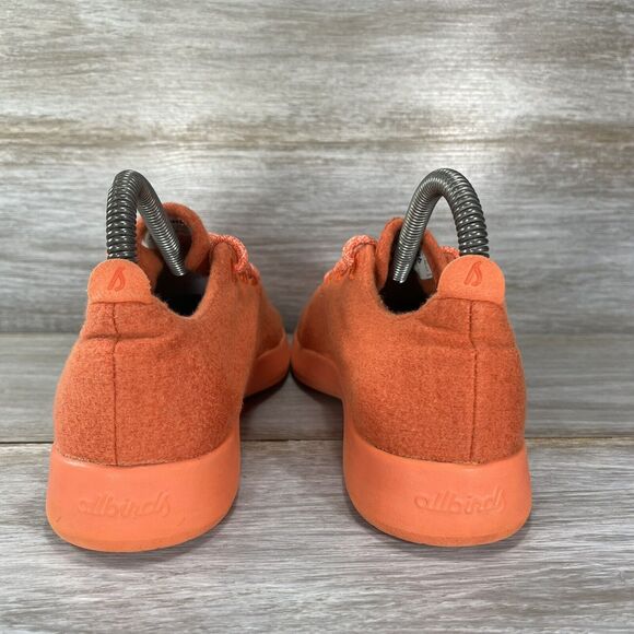 Allbirds Women’s Wool Runners Orange Running Shoes Size 6 - Picture 4 of 9